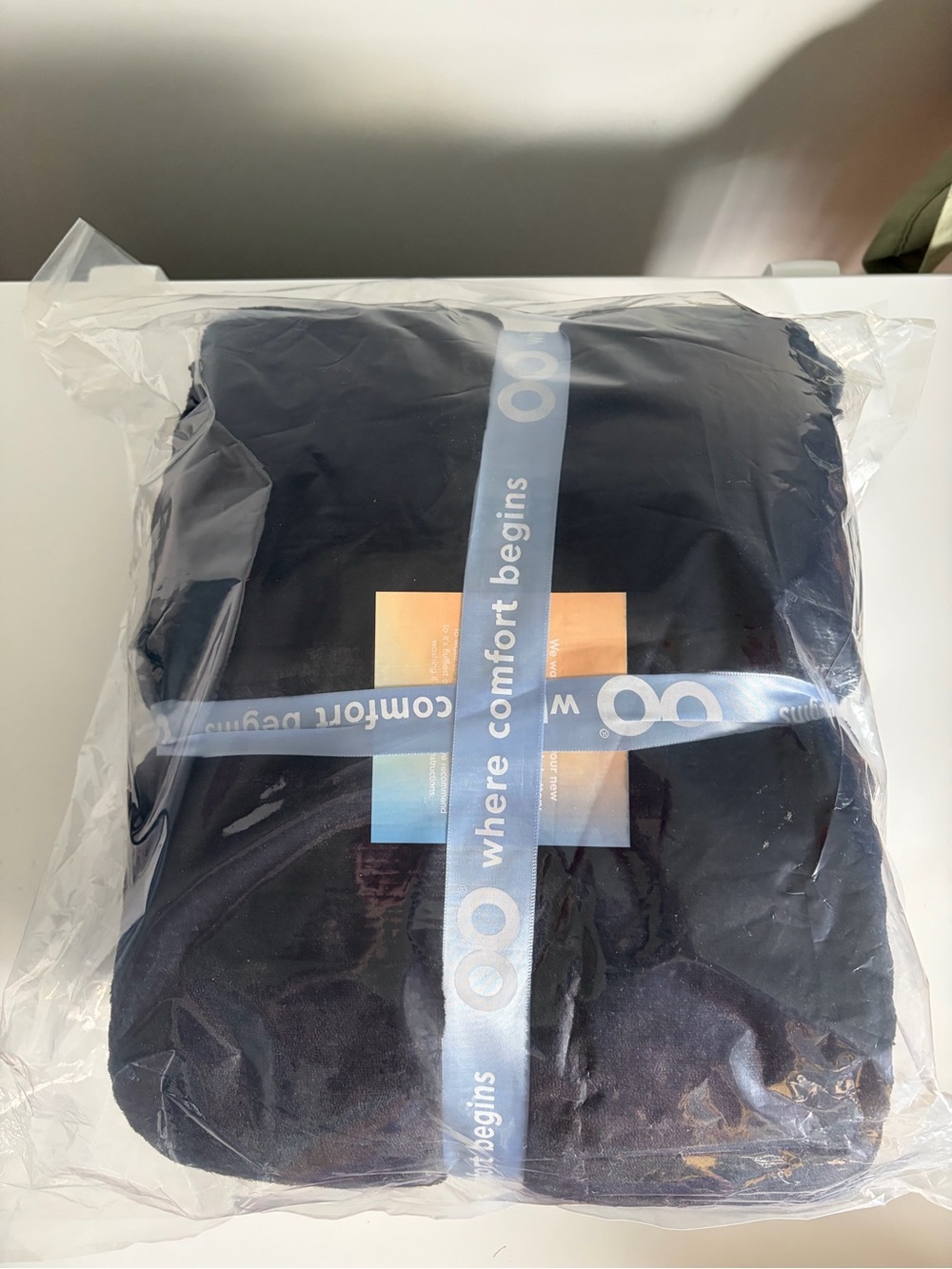 NWT! All black Oodie wearable poncho blanket
